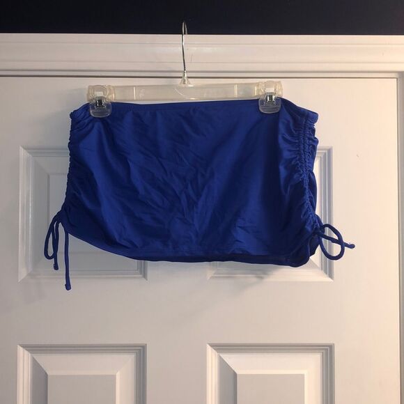 Women’s Blue Swim Skirt - Picture 1 of 3